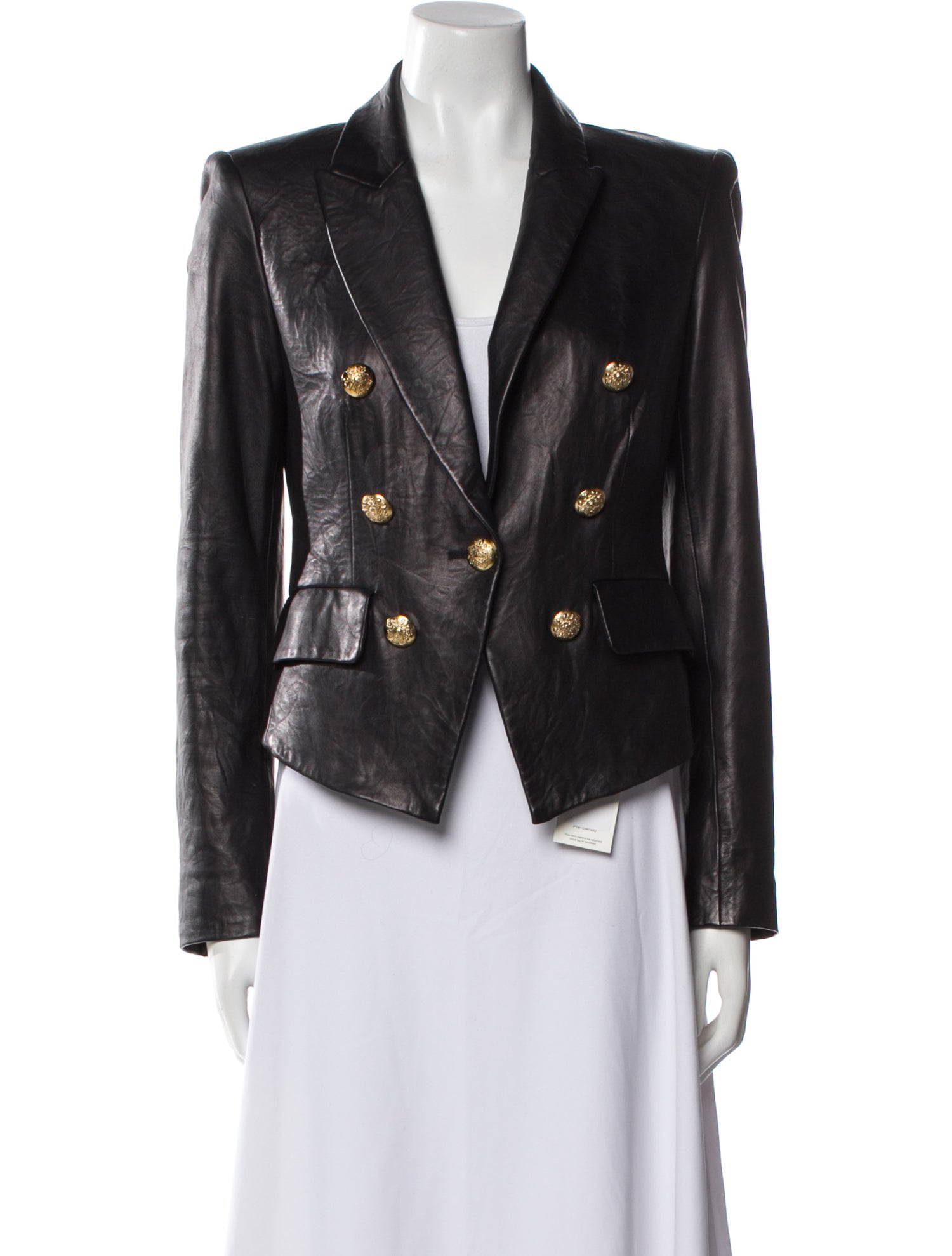 Veronica Beard Leather Blazer