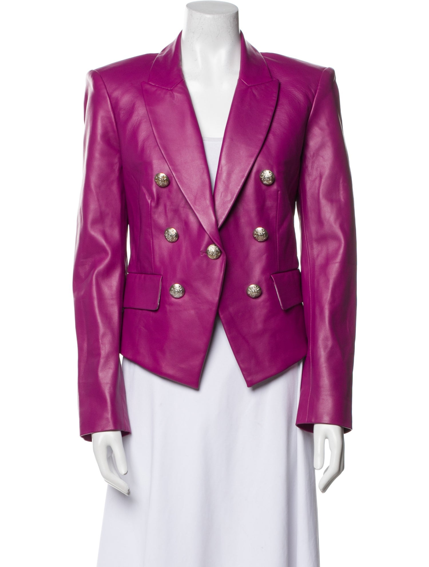 Veronica Beard Leather Blazer