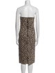 Veronica Beard Animal Print Knee-Length Dress