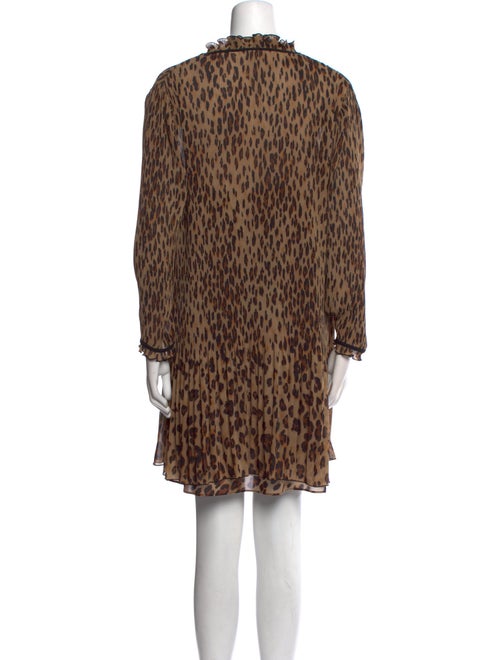 Veronica Beard Animal Print Mini Dress