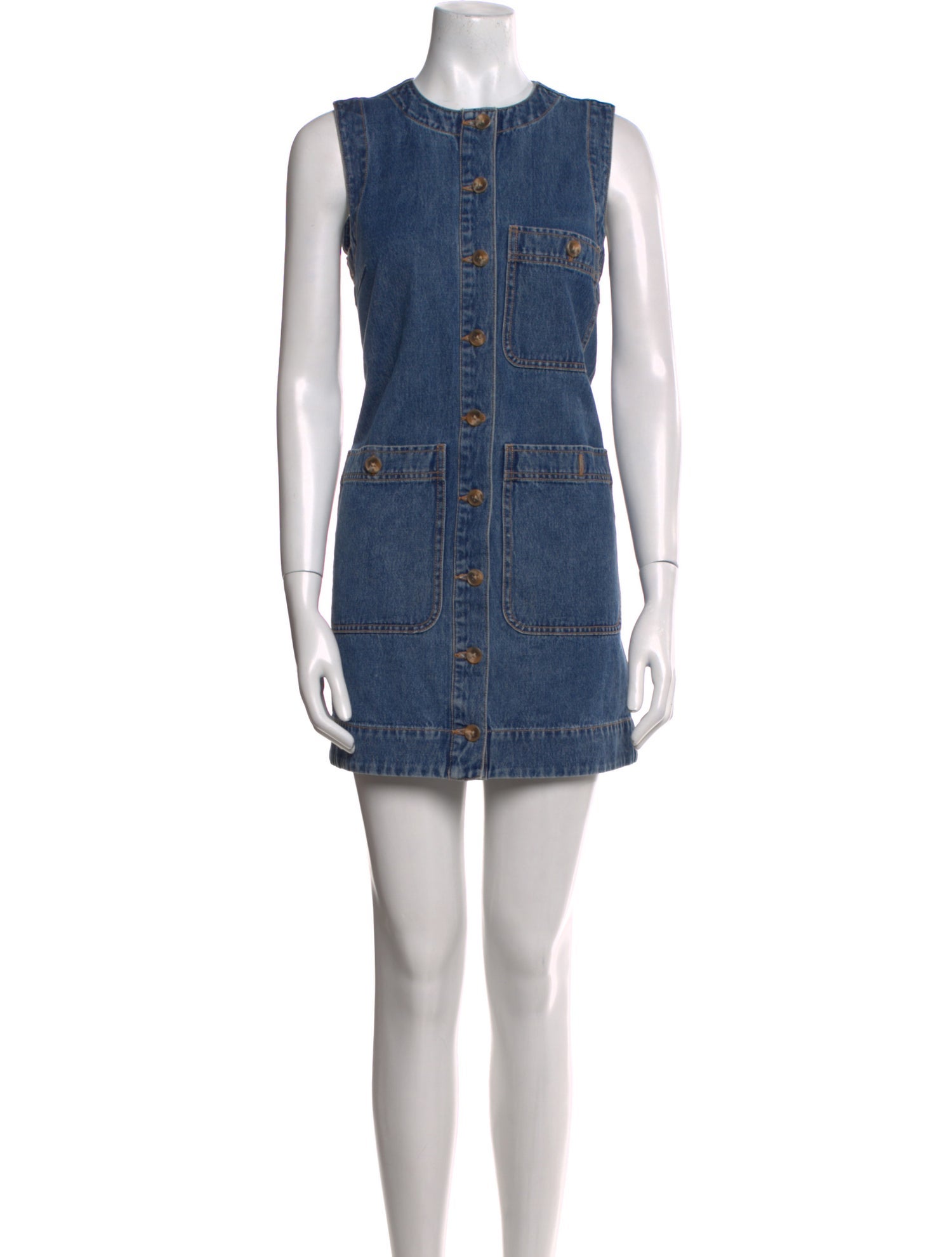 Veronica Beard Crew Neck Mini Dress