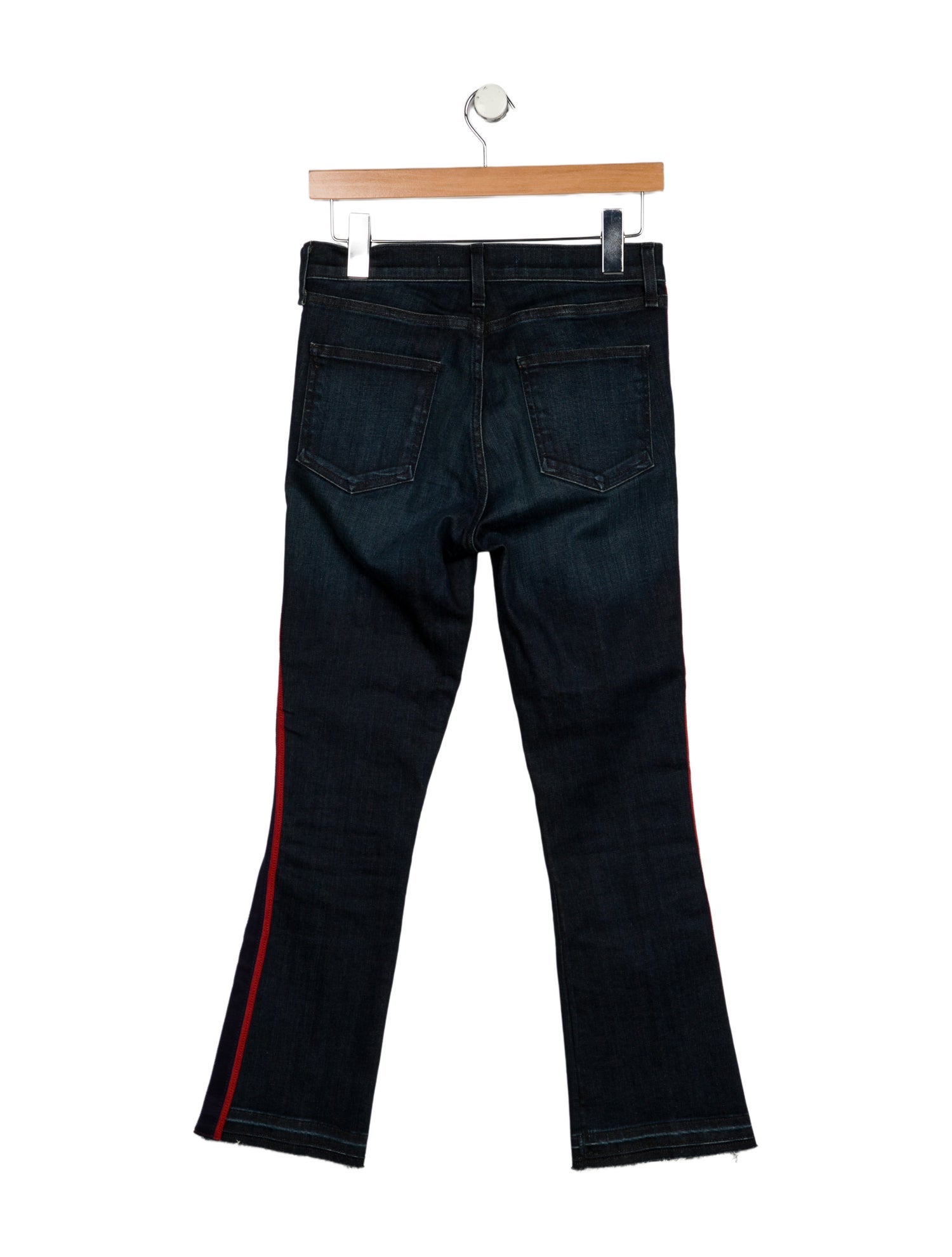 Veronica Beard Mid-Rise Straight Leg Jeans