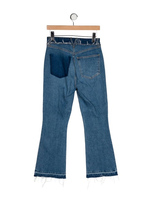 Veronica Beard High-Rise Wide Leg Jeans