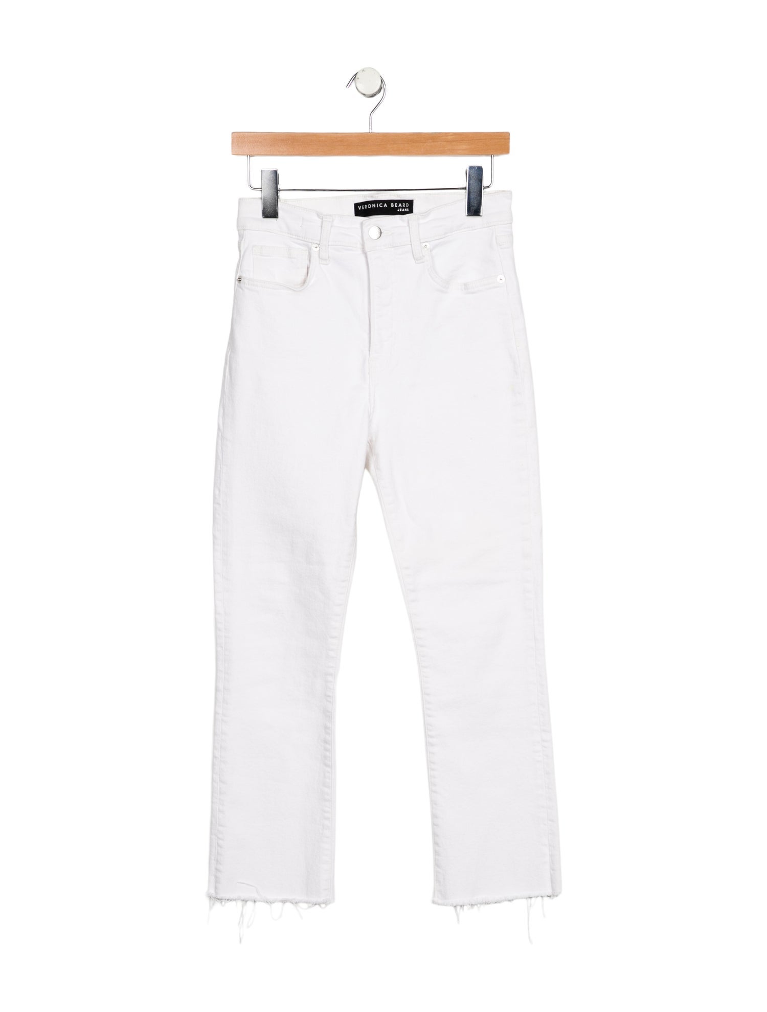 Veronica Beard High-Rise Straight Leg Jeans