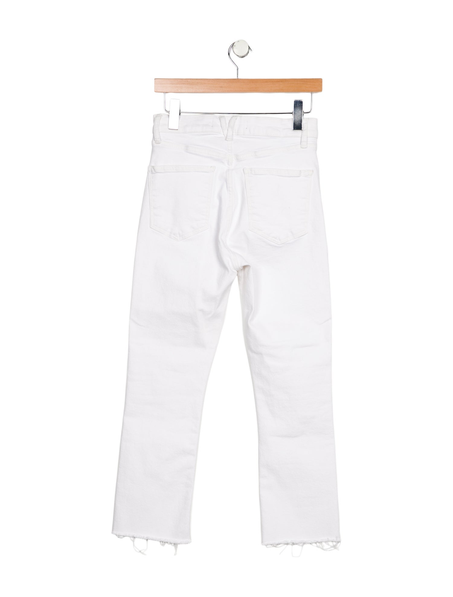 Veronica Beard High-Rise Straight Leg Jeans