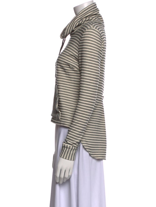 Veronica Beard Striped Turtleneck Sweatshirt
