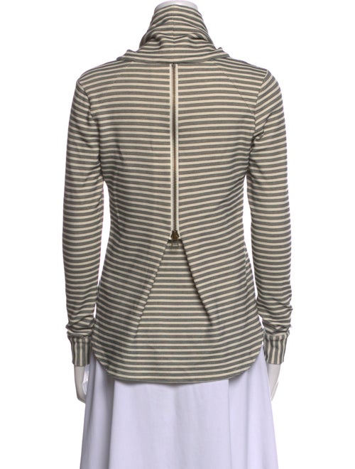 Veronica Beard Striped Turtleneck Sweatshirt