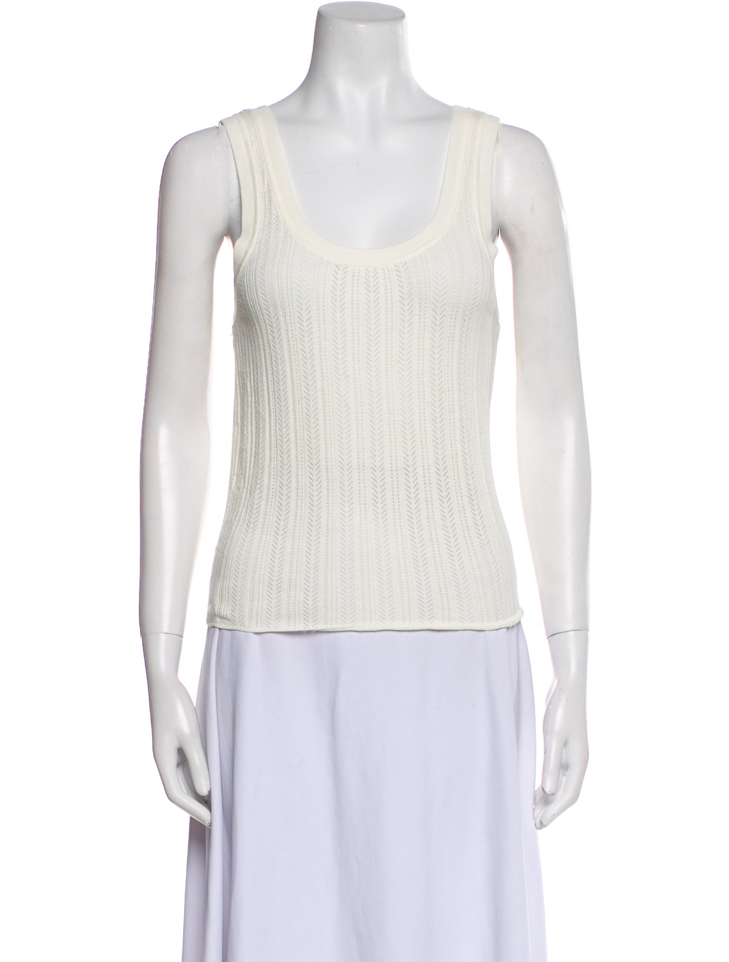 Veronica Beard Scoop Neck Sleeveless Top