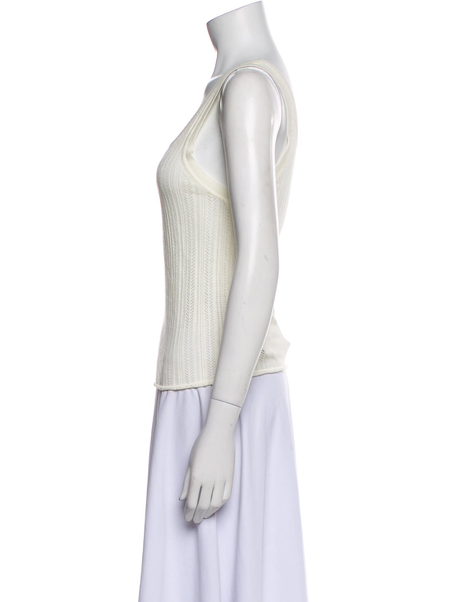 Veronica Beard Scoop Neck Sleeveless Top