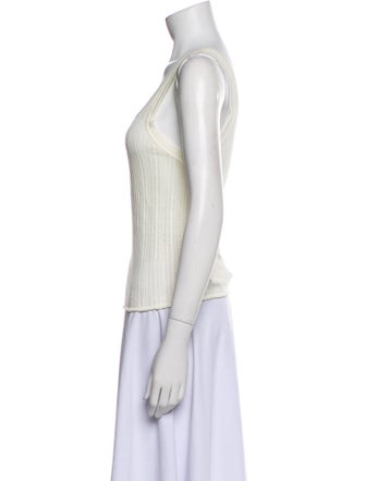 Veronica Beard Scoop Neck Sleeveless Top