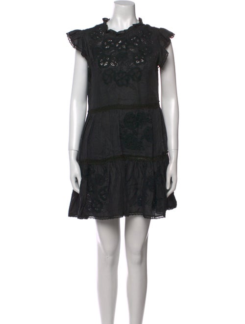 Veronica Beard Lace Pattern Mini Dress