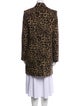Veronica Beard Animal Print Faux Fur Coat