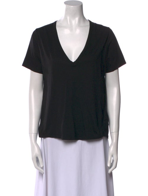 Veronica Beard V-Neck Short Sleeve T-Shirt