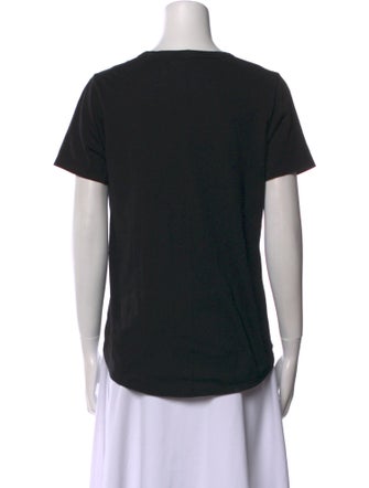 Veronica Beard V-Neck Short Sleeve T-Shirt