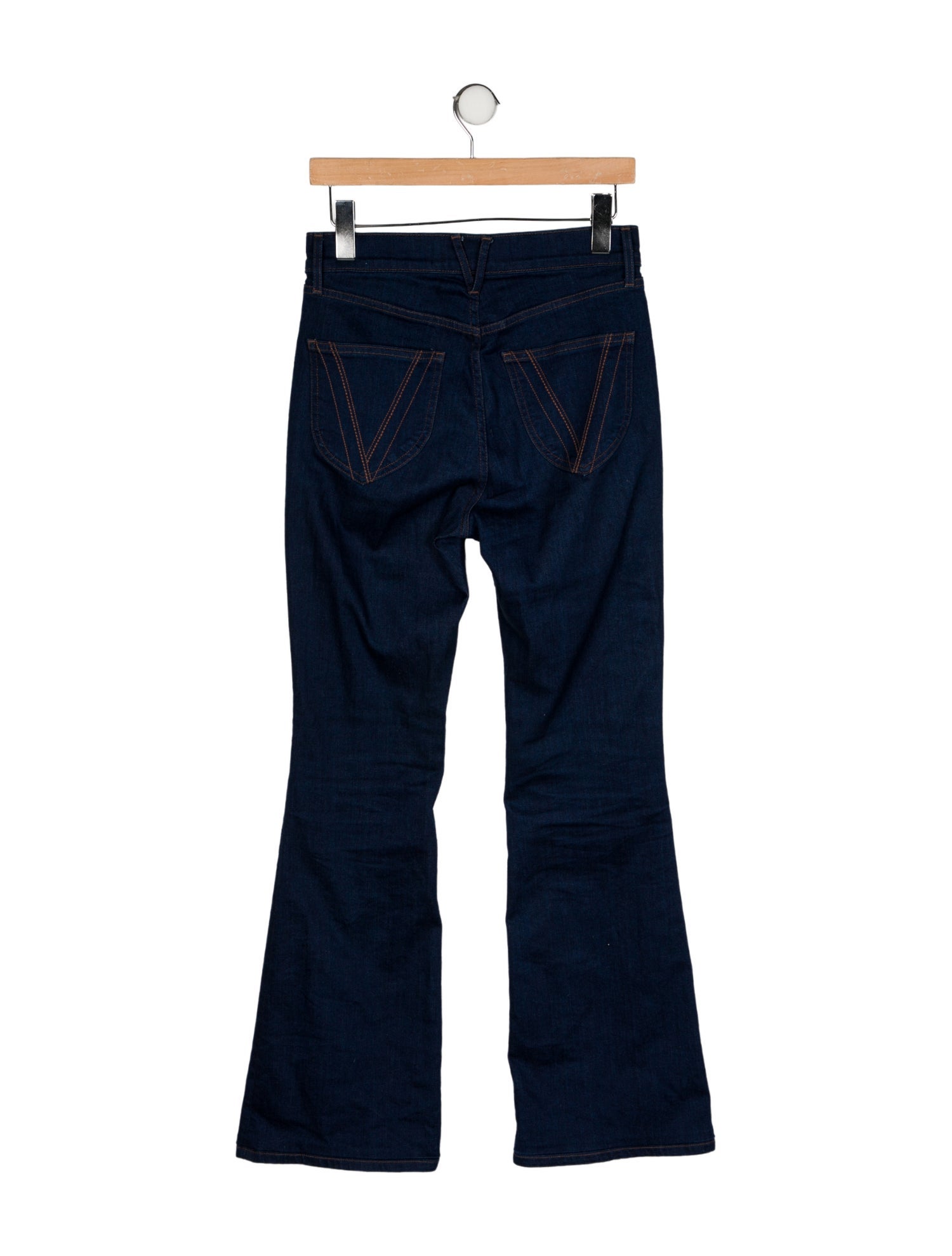 Veronica Beard Mid-Rise Wide Leg Jeans