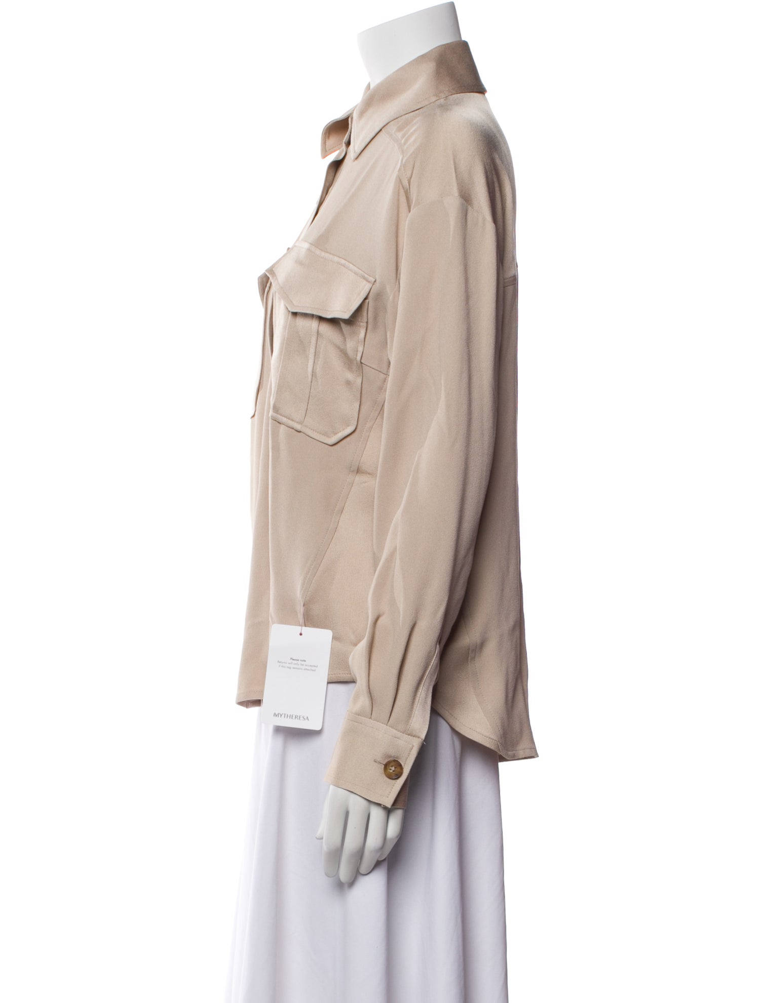 Veronica Beard Long Sleeve Button-Up Top