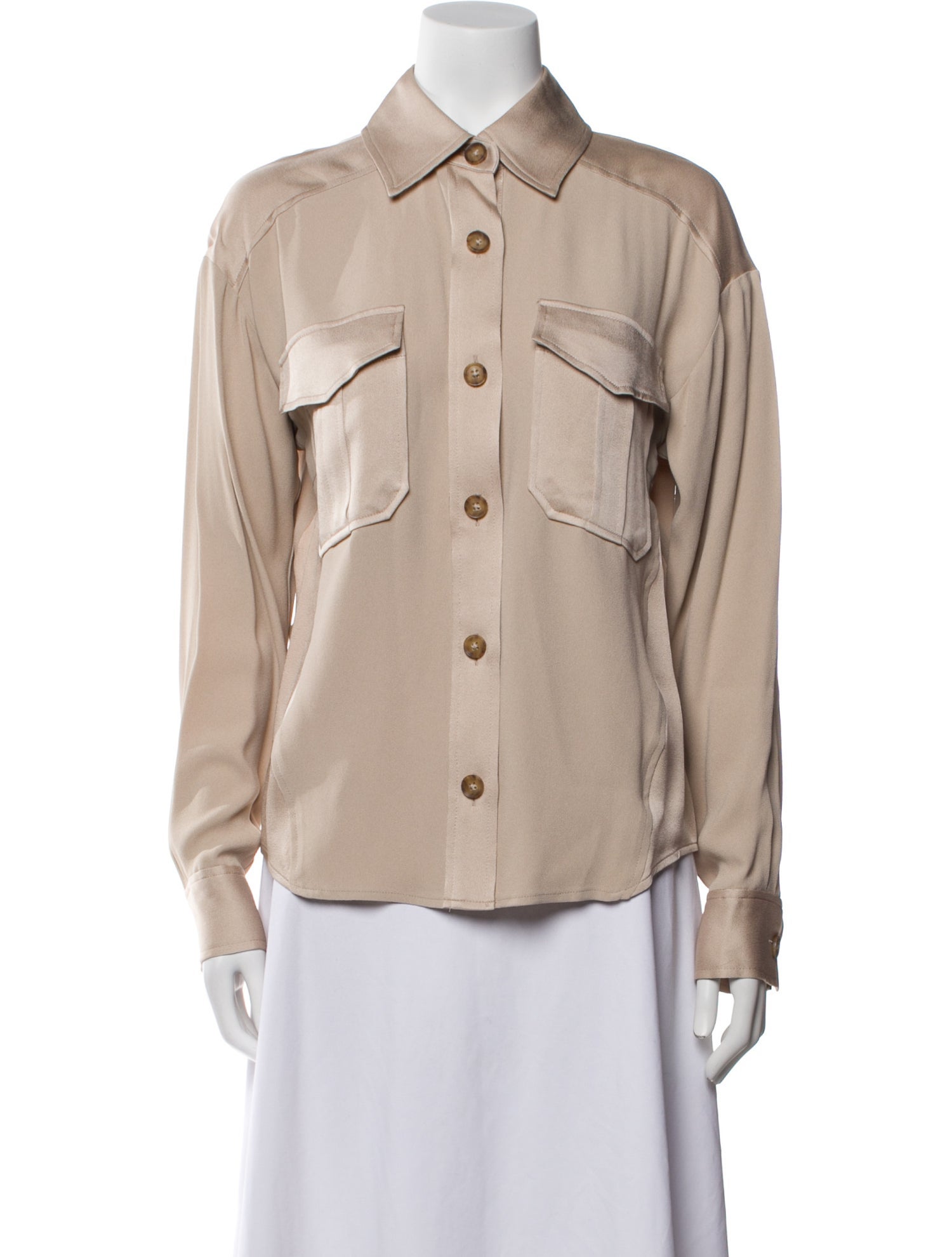 Veronica Beard Long Sleeve Button-Up Top w/ Tags