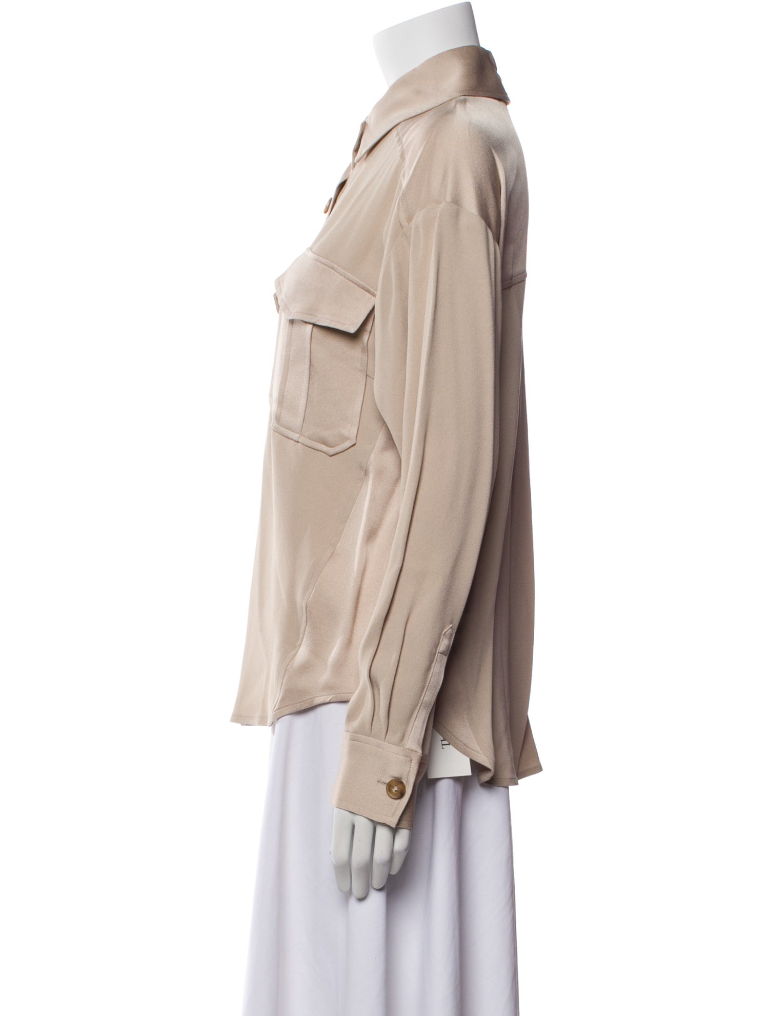 Veronica Beard Long Sleeve Button-Up Top w/ Tags