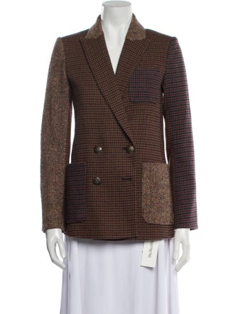 Veronica Beard Houndstooth Print Blazer