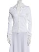 Veronica Beard Supima Cotton Long Sleeve Button-Up Top
