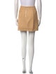 Veronica Beard Leather Mini Skirt