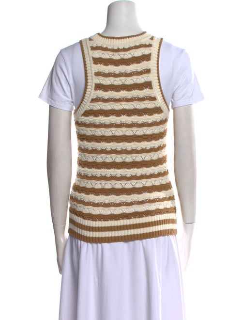 Veronica Beard Striped Crew Neck Sweater