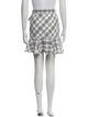 Veronica Beard Plaid Print Mini Skirt