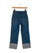 Veronica Beard High-Rise Straight Leg Jeans