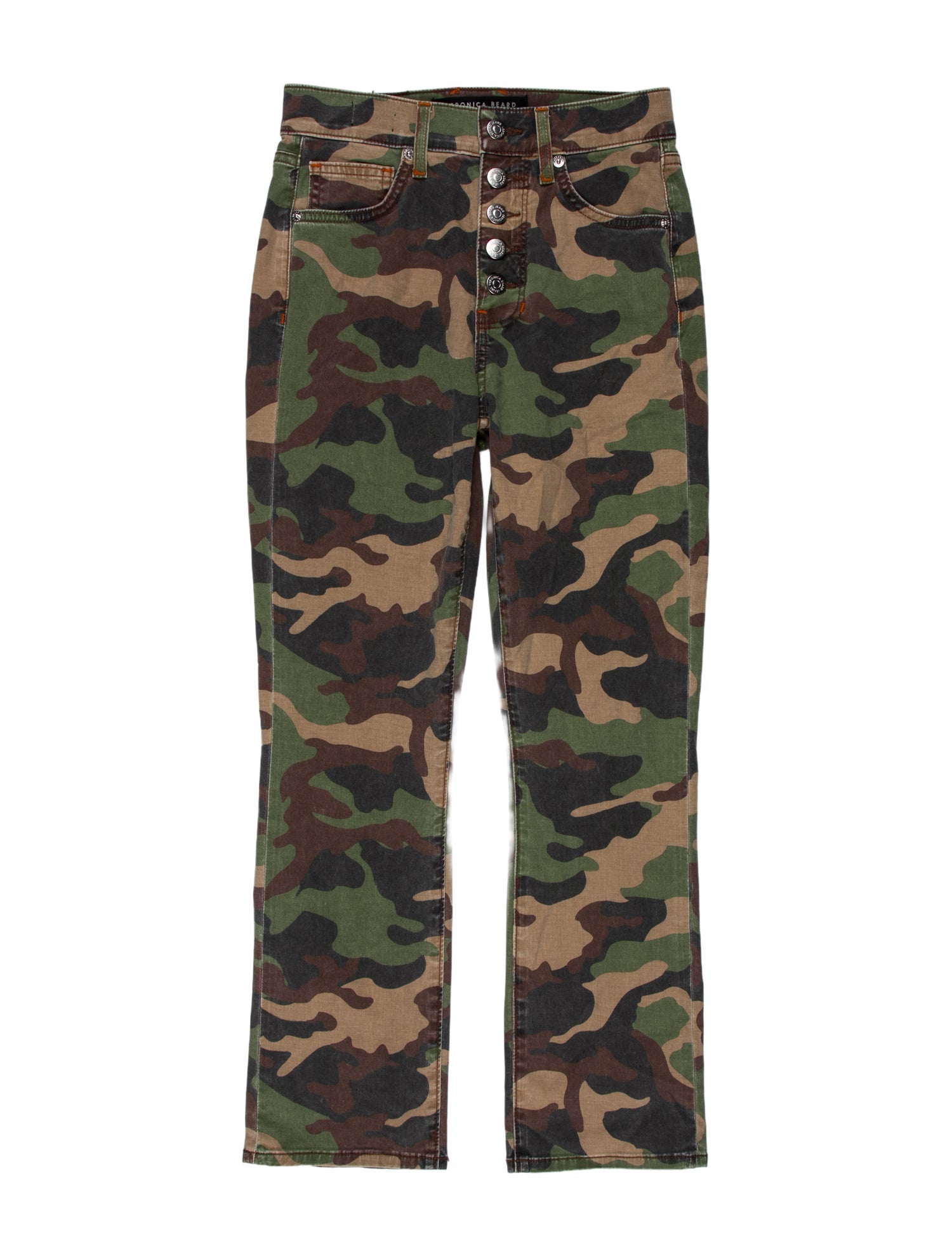 Veronica Beard Printed Straight Leg Pants