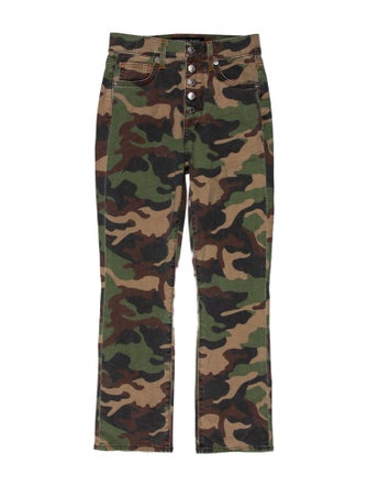 Veronica Beard Printed Straight Leg Pants