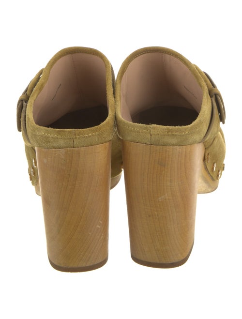 Veronica Beard Suede Studded Accents Mules