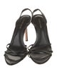 Veronica Beard Patent Leather Slingback Sandals