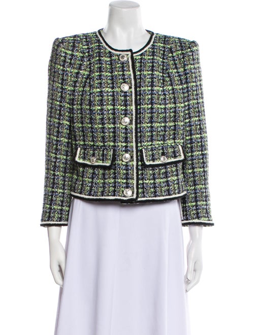 Veronica Beard Tweed Pattern Evening Jacket