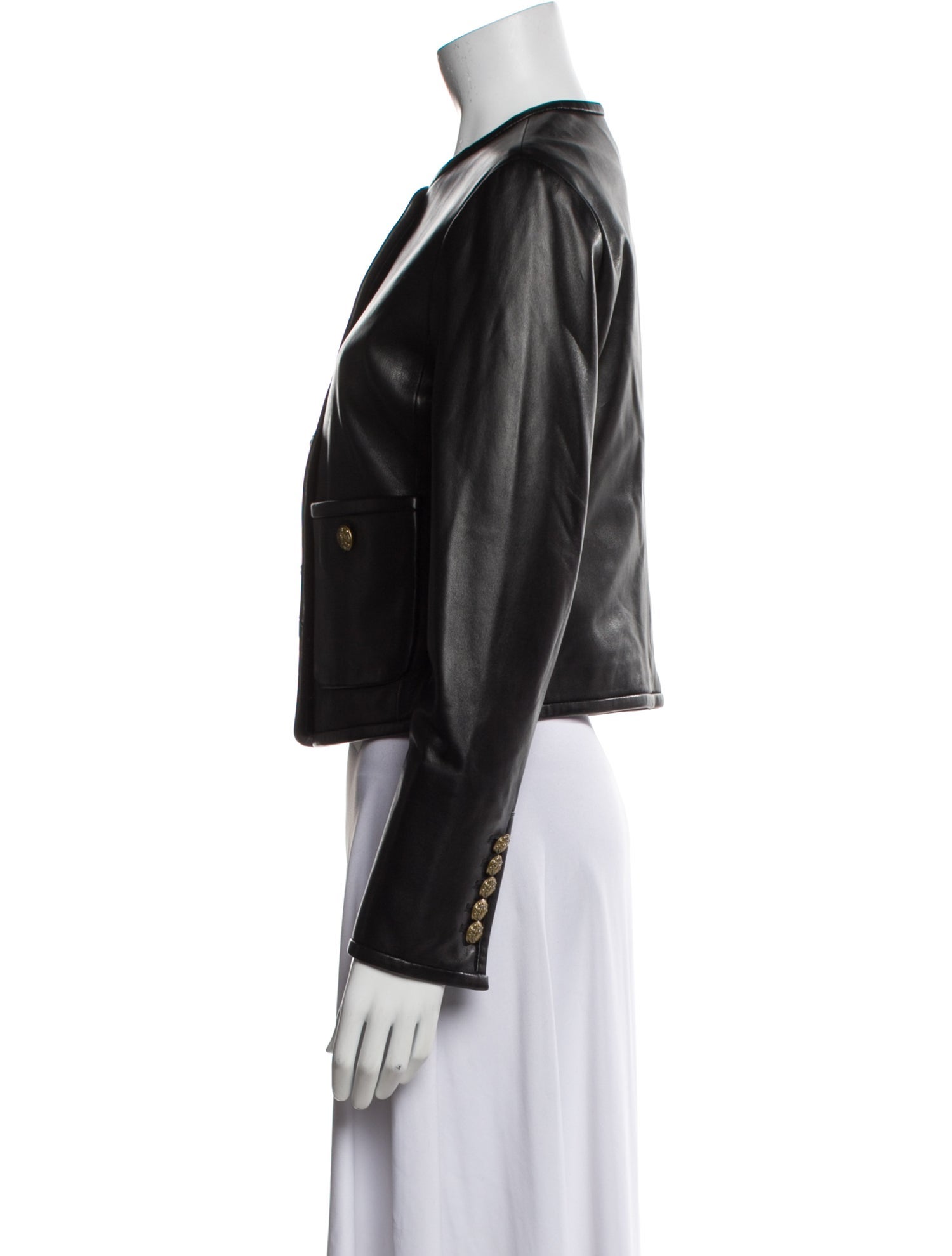 Veronica Beard Lamb Leather Biker Jacket w/ Tags