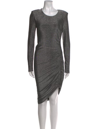 Veronica Beard Scoop Neck Midi Length Dress