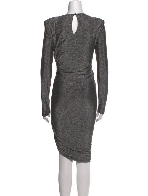 Veronica Beard Scoop Neck Midi Length Dress