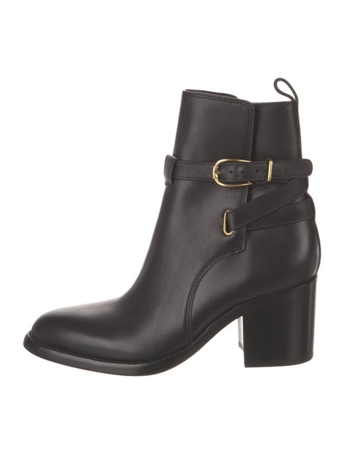 Veronica Beard Leather Moto Boots