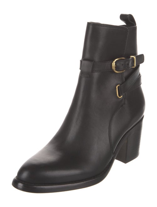 Veronica Beard Leather Moto Boots