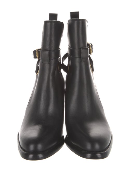 Veronica Beard Leather Moto Boots