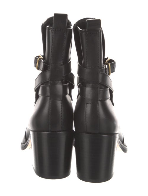 Veronica Beard Leather Moto Boots