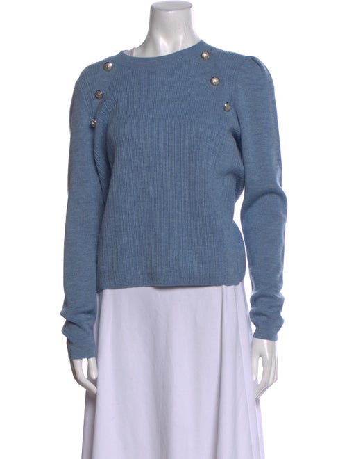 Veronica Beard Merino Wool Crew Neck Sweater