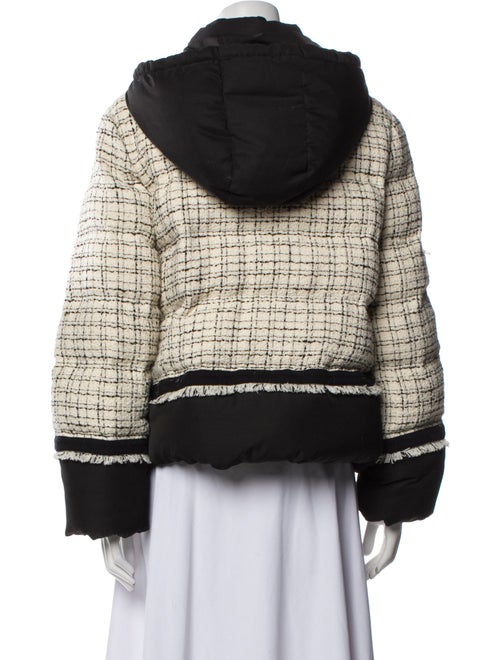 Veronica Beard Tweed Pattern Down Jacket