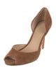 Veronica Beard Suede D'Orsay Pumps