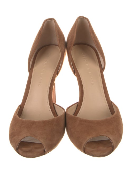 Veronica Beard Suede D'Orsay Pumps