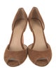 Veronica Beard Suede D'Orsay Pumps