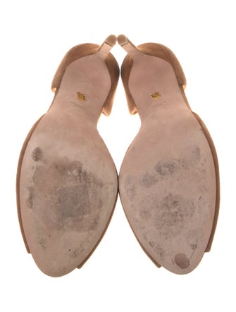 Veronica Beard Suede D'Orsay Pumps