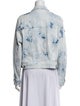 Veronica Beard Tie-Dye Print Denim Jacket