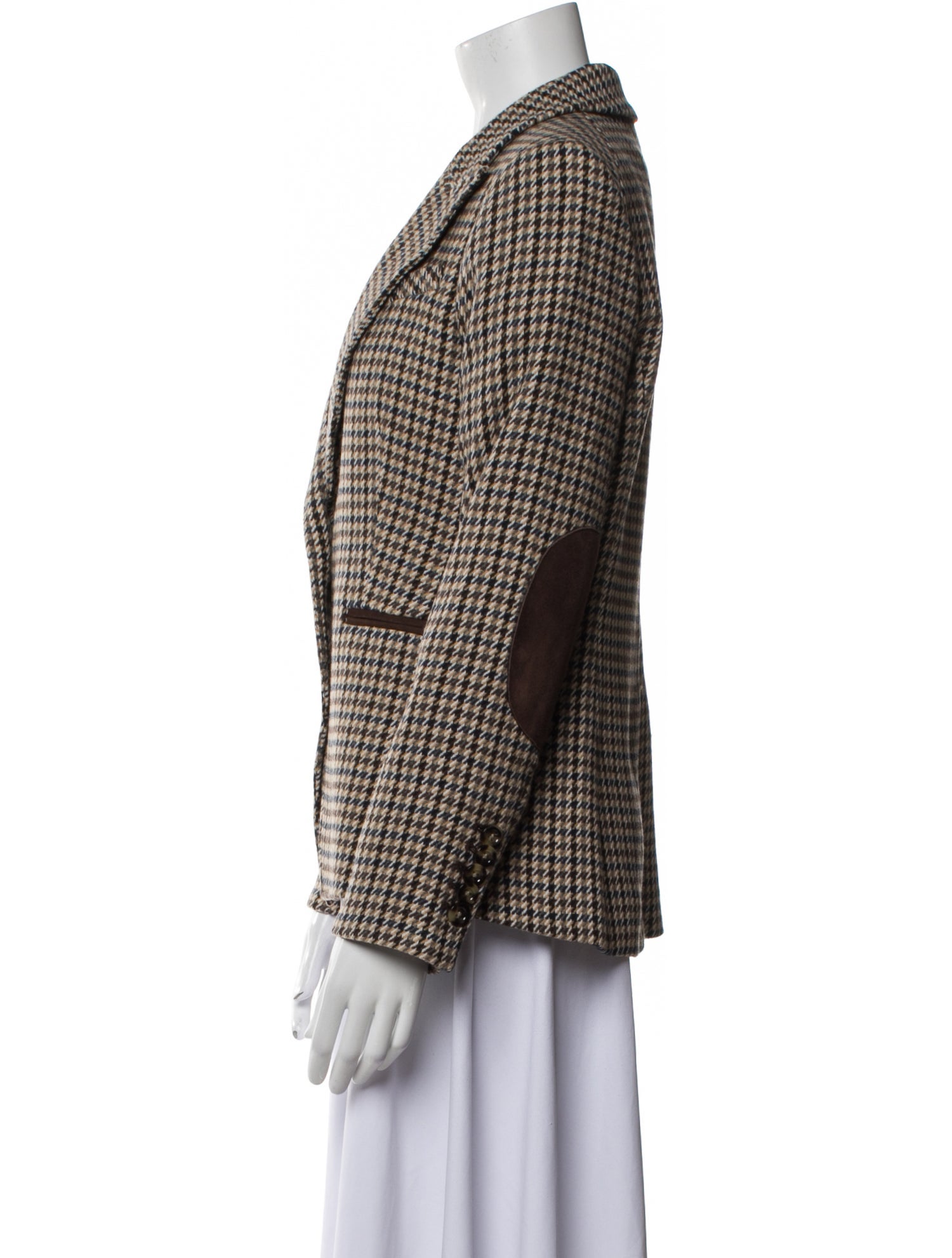 Veronica Beard Houndstooth Print Blazer