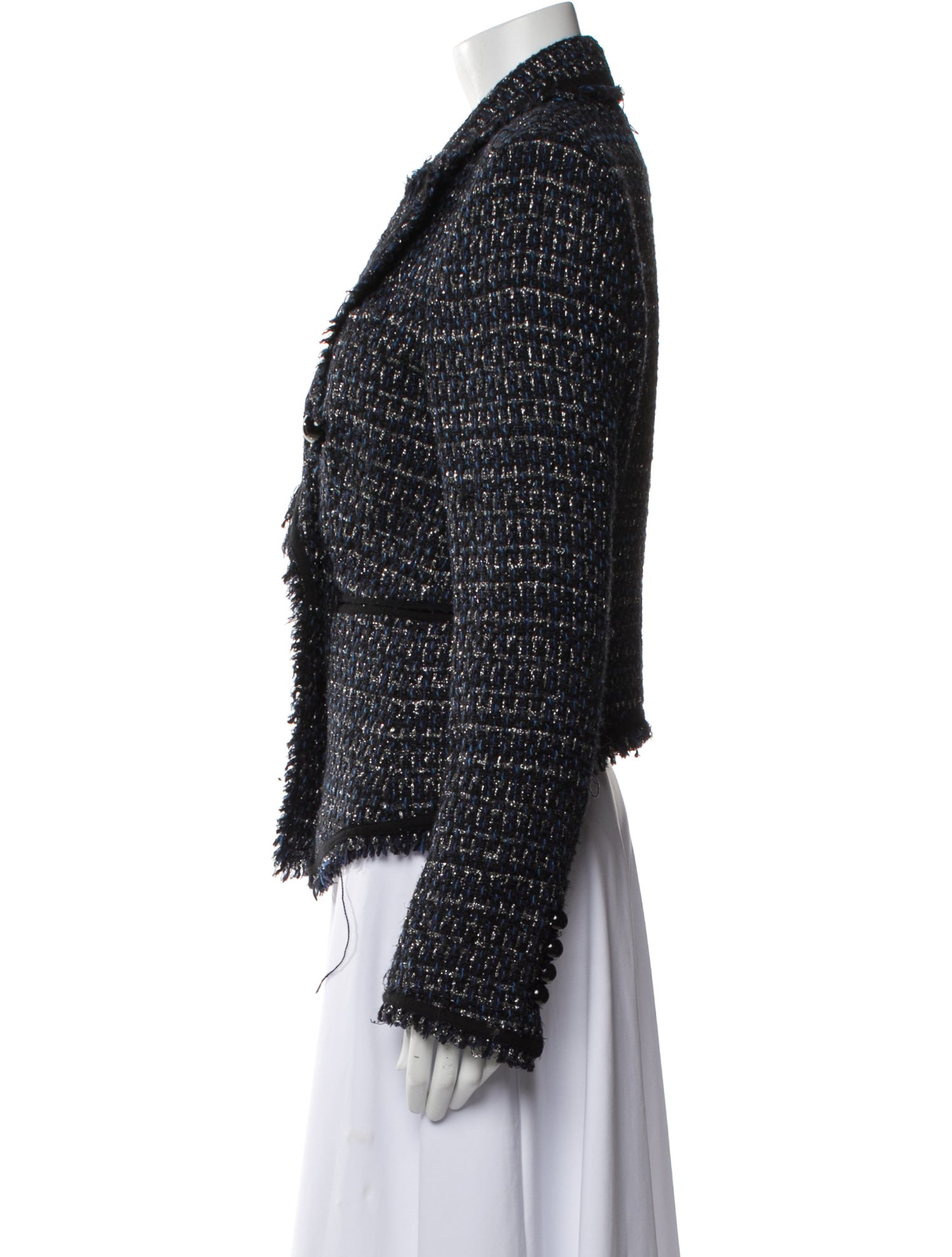 Veronica Beard Tweed Pattern Blazer