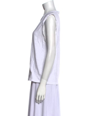 Veronica Beard Crew Neck Sleeveless Top